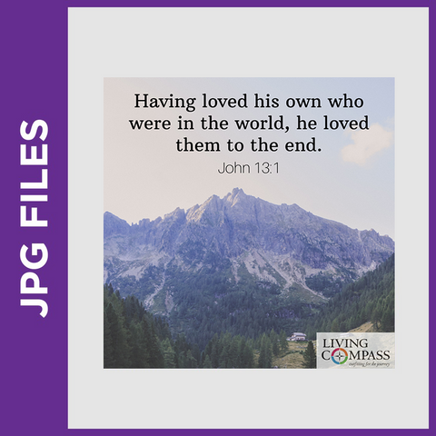 Living Well Through Lent 2026 Quote Photos (JPG FILES)