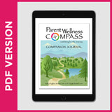 Parent Wellness Compass Companion Journal (PDF FILE - Secular)